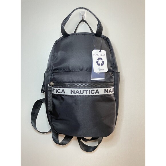 Nautica Handbags - Nautica Backpack MSRP $89 Black Brand New Straps Side Pockets Lightweight
